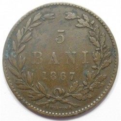 5 bani 1867 HEATON
