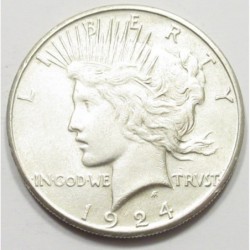 Peace dollar 1924 S