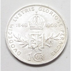 1 corona 1908 - Jubilee