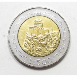 500 lire 1988 - Fortification