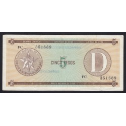 5 pesos 1985 D