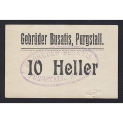 10 heller 1920 - Purgstall - gebrüder Busatis