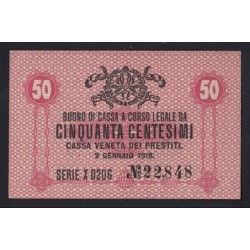 50 centesimi 1918