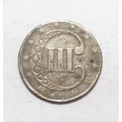 3 cents 1853