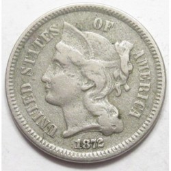3 cents 1872