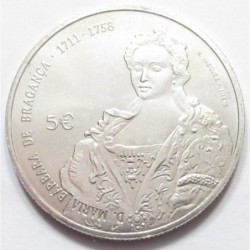 D Maria Barbara Queen 5 Euros coin 2017 Unc Coin Queens of Europe Portugal new 