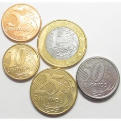 Brasilian coin set 2003-2015