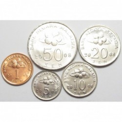 Malaysian coin set 2008