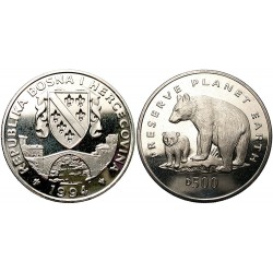 500 dinara 1994 - Black Bear