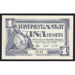 1 peseta 1937 - Montgat