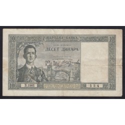 10 dinara 1939
