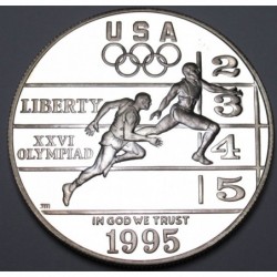 1 dollar 1995 P PP - Atlanta Olympics Games - Athletics