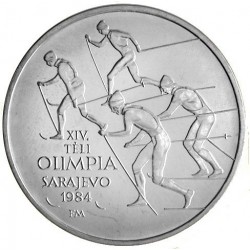 500 forint 1984 BU - Sarajevo winter olympics