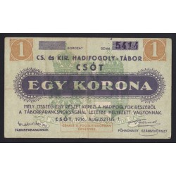 1 krone/korona 1916 - Csót