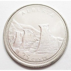 25 cents 1992 - Alberta