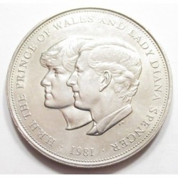 25 pence 1981 - The wedding of Prince Charles and Lady Diana Spencer