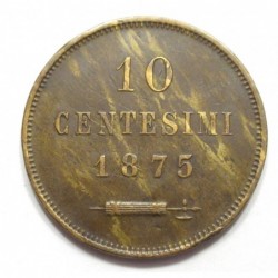 10 centesimi 1875
