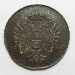 Franz II. 1/2 kreuzer 1800 A